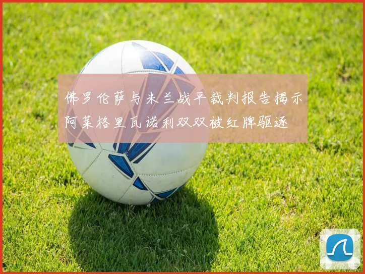 佛罗伦萨与米兰战平裁判报告揭示阿莱格里瓦诺利双双被红牌驱逐